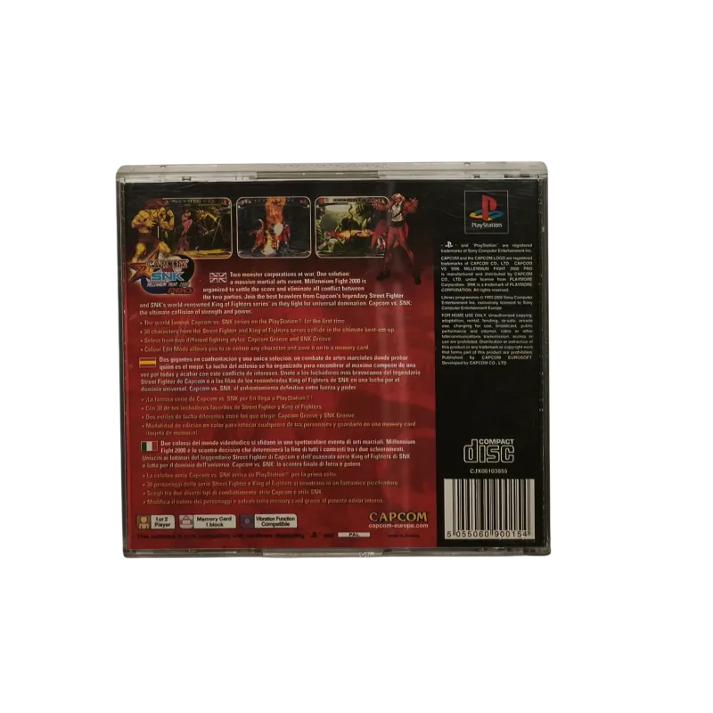 Capcom Vs. SNK Millennium 2000 Pro PS1 NAUDOTAS Capcom Vs. SNK Millennium 2000 Pro PS1 NAUDOTAS