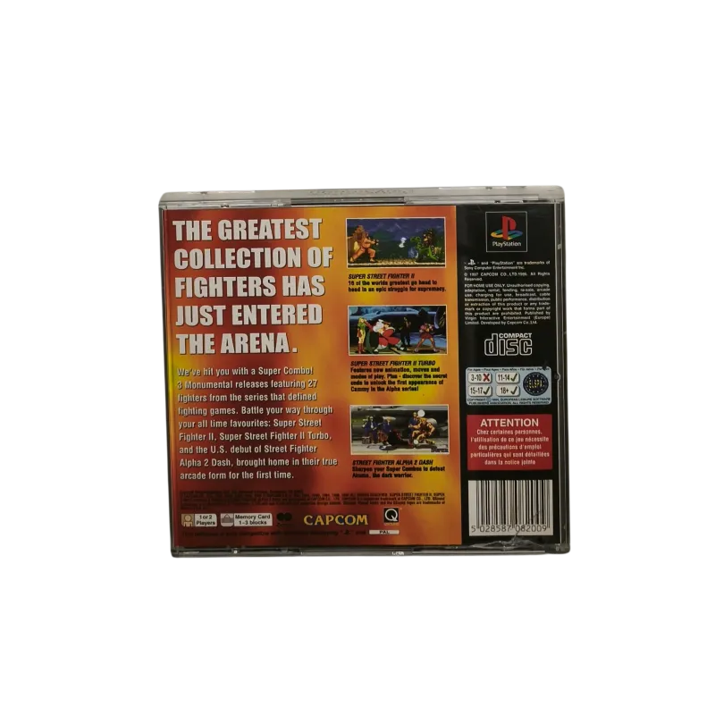 Street Fighter Collection PS1 NAUDOTAS
