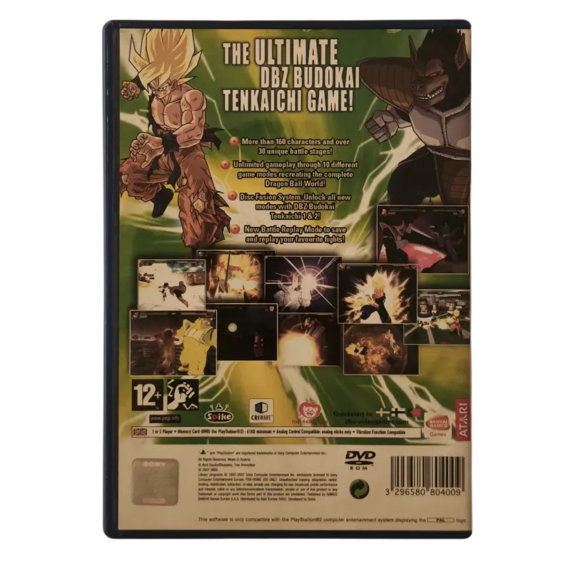 Dragon Ball Z Budokai Tenkaichi 3 PS2 NAUDOTA