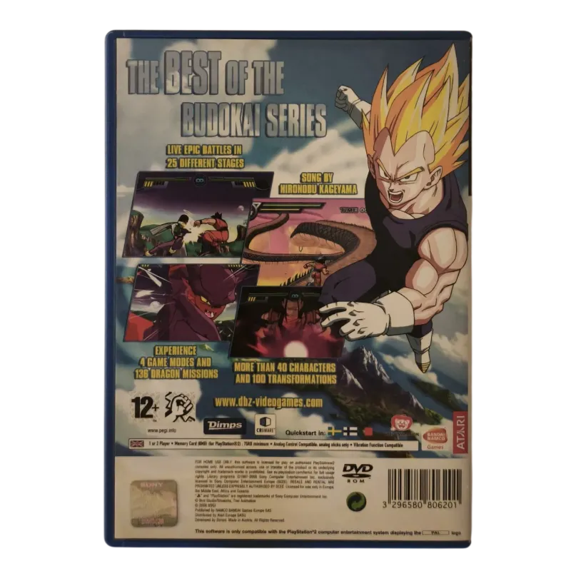 Dragon Ball Z Infinite World PS2 NAUDOTAS