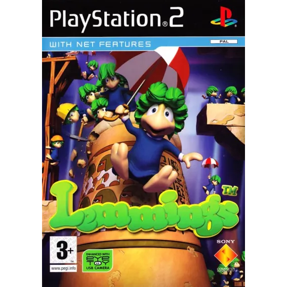 Lemmings PS2 NAUDOTAS Lemmings PS2 NAUDOTAS