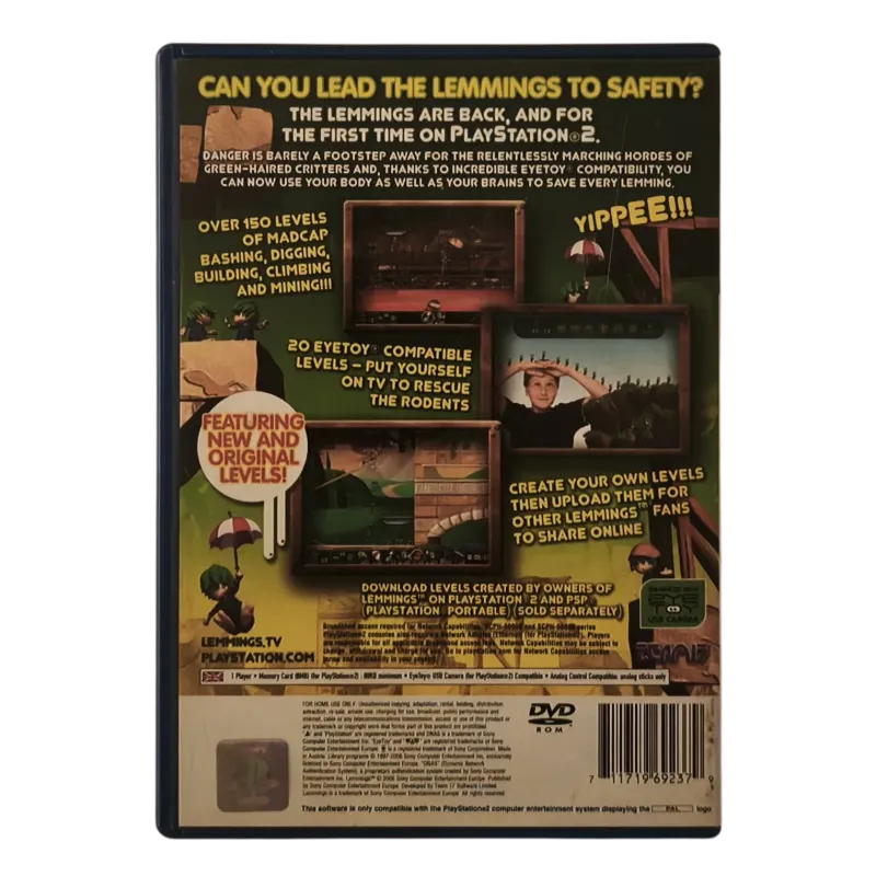Lemmings PS2 NAUDOTAS Lemmings PS2 NAUDOTAS