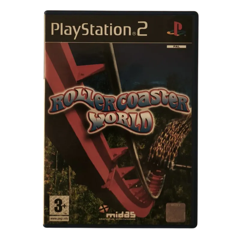 Rollercoaster World PS2 NAUDOTAS