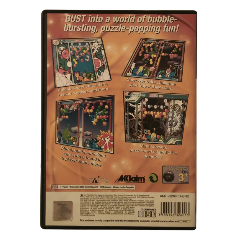 Super Bust-a-move PS2 NAUDOTAS Super Bust-a-move PS2 NAUDOTAS