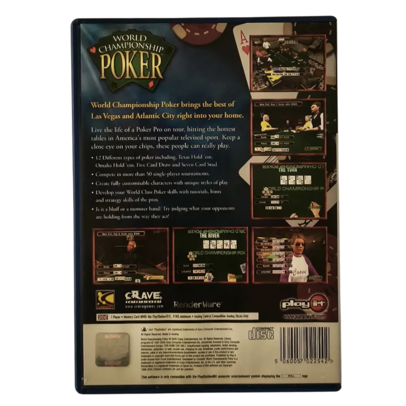 World Championship Poker PS2 NAUDOTAS World Championship Poker PS2 NAUDOTAS