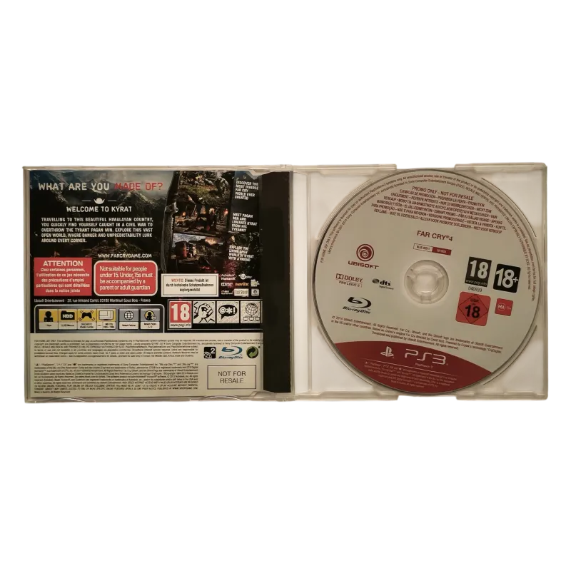 Far Cry 4 PS3 NAUDOTAS Promo Copy Far Cry 4 PS3 NAUDOTAS Promo Copy