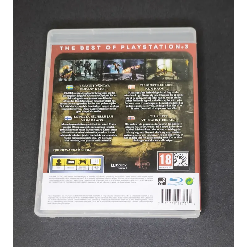 God of War 3 PS3 NAUDOTAS