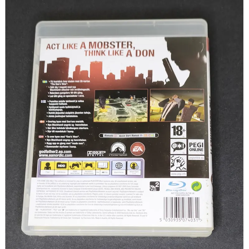 The Godfather II PS3 NAUDOTAS