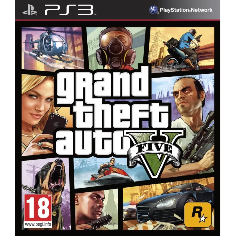 Grand Theft Auto 5 (GTA5) PS3 NAUDOTA Grand Theft Auto 5 (GTA5) PS3 NAUDOTA