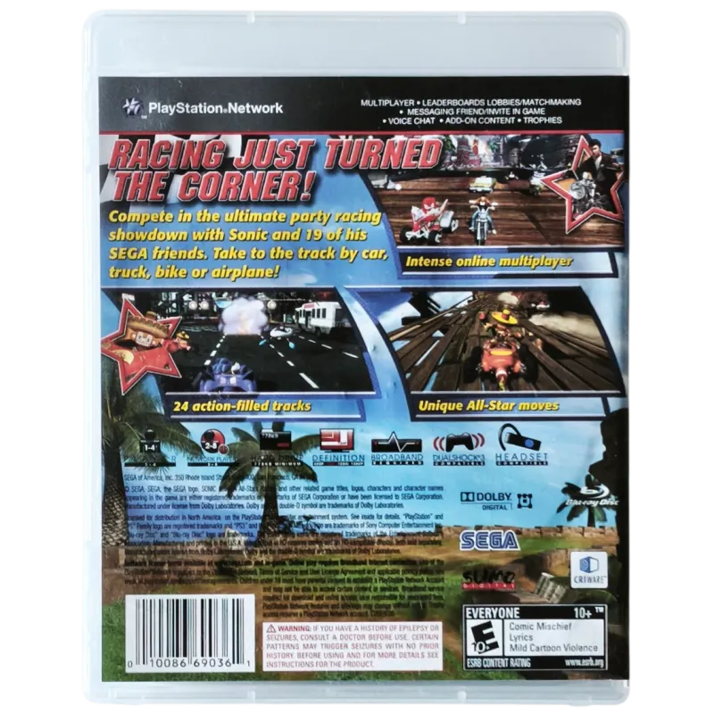 Sonic & Sega All Stars Racing PS3 NAUDOTA