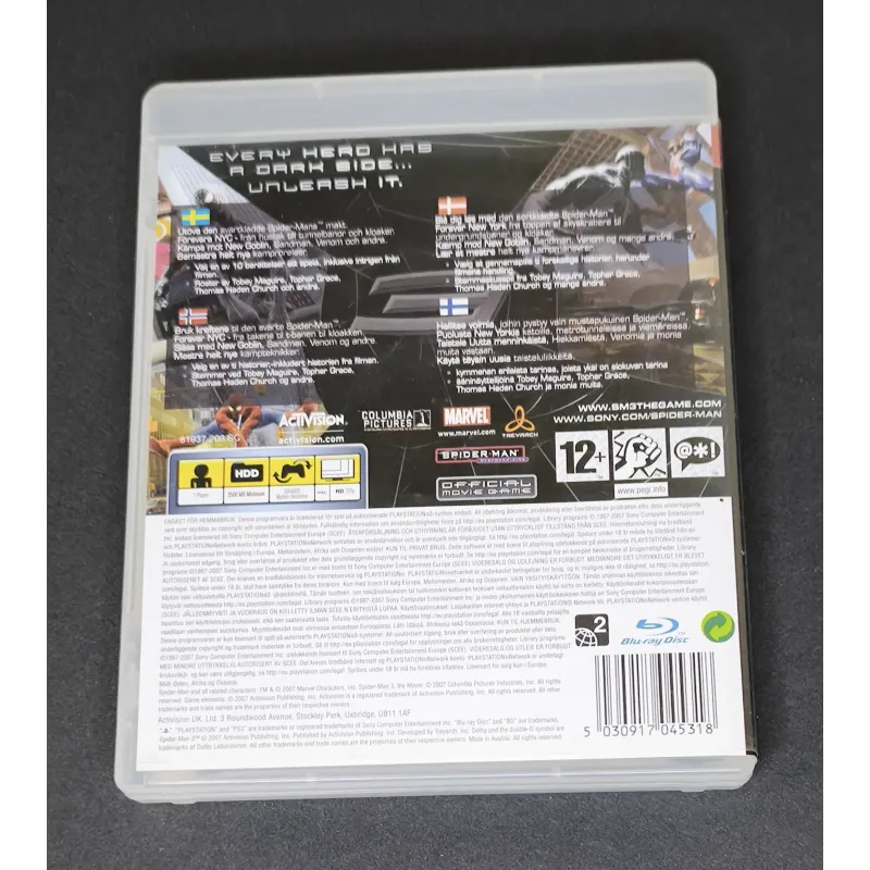 Spider Man 3 PS3 NAUDOTA