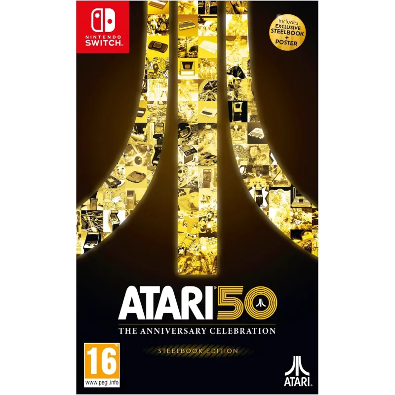 Atari 50 The Anniversary Celebration Steelbook Edition Nintendo Switch Atari 50 The Anniversary Celebration Steelbook Edition Nintendo Switch