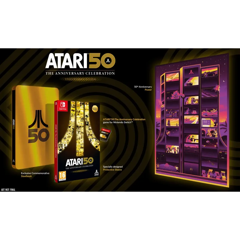 Atari 50 The Anniversary Celebration Steelbook Edition Nintendo Switch Atari 50 The Anniversary Celebration Steelbook Edition Nintendo Switch