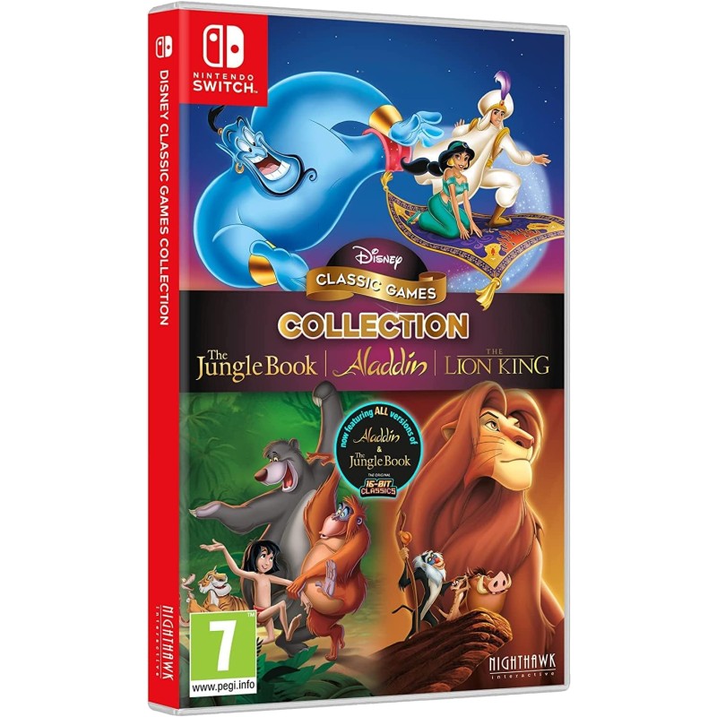 Disney Classic Games Collection The Jungle Book, Aladdin & The Lion King Nintendo Switch