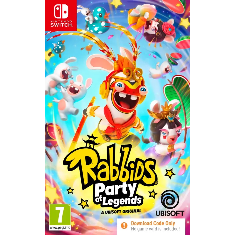 Rabbids Party of Legends Nintendo Switch Dėžutėje kodas