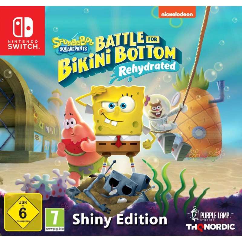SpongeBob Squarepants Battle For Bikini Bottom - Rehydrated - Shiny Edition (Nintendo Switch)