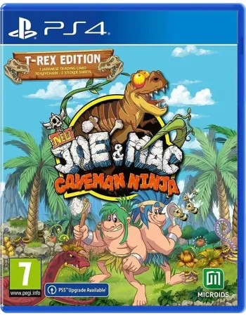 New Joe and Mac Caveman Ninja - T-Rex Edition (PS4)