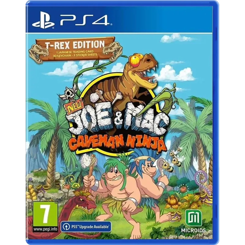 New Joe and Mac Caveman Ninja - T-Rex Edition (PS4)