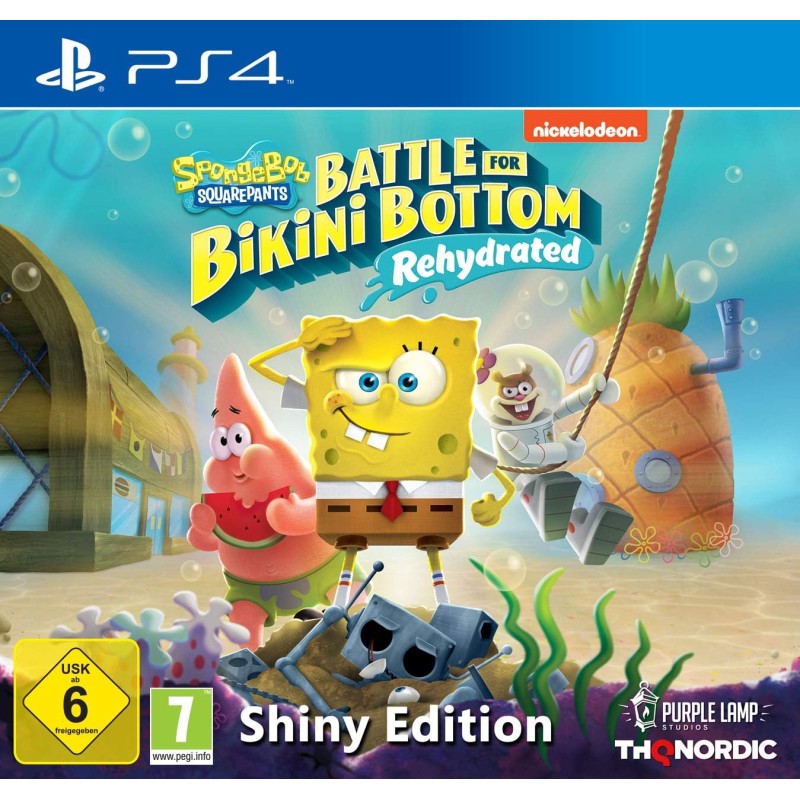 SpongeBob Squarepants Battle For Bikini Bottom - Rehydrated - Shiny Edition (PS4)
