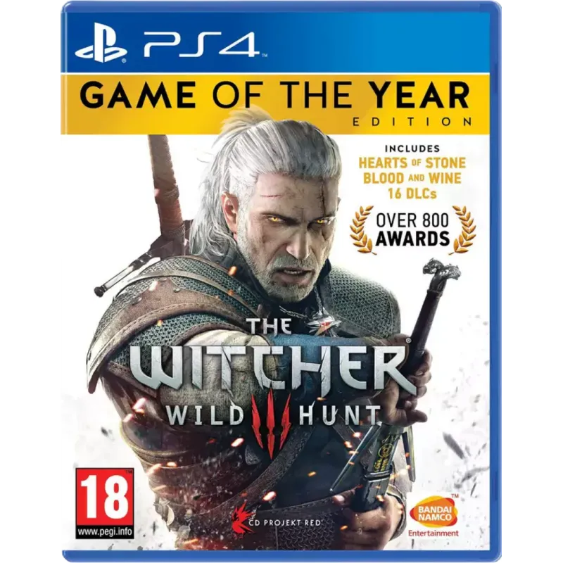 The Witcher 3  - Wild Hunt game of the year edition PS4 (NAUDOTAS)