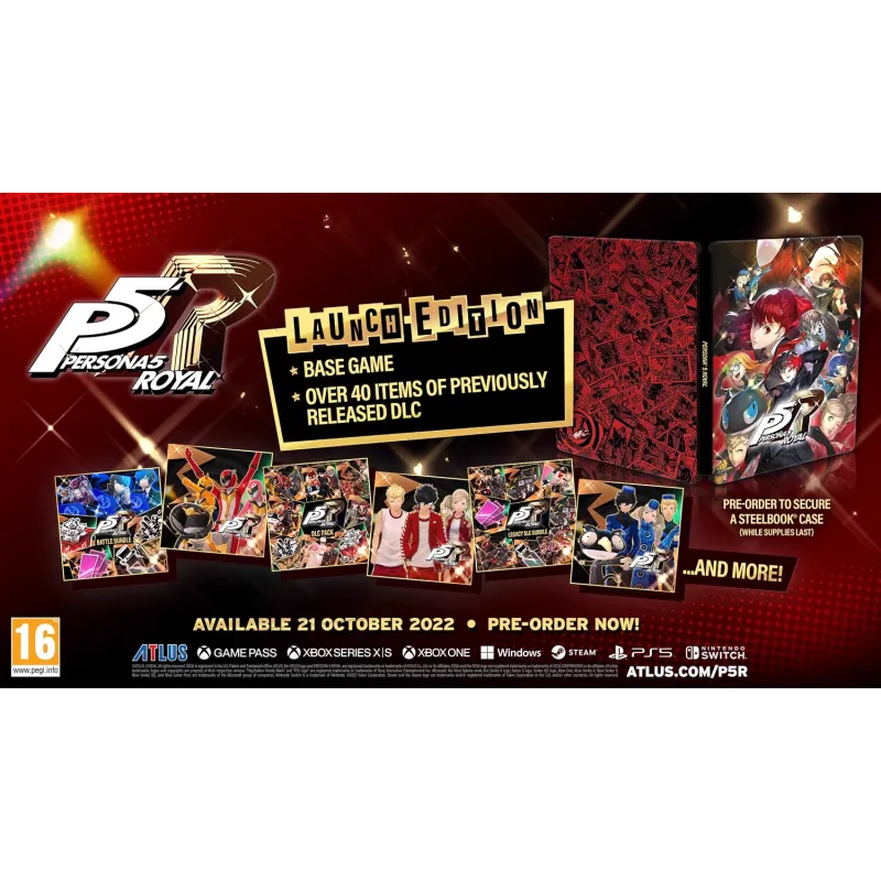 Persona 5 Royal Steelbook Launch Edition PS5 (UK) NAUDOTA