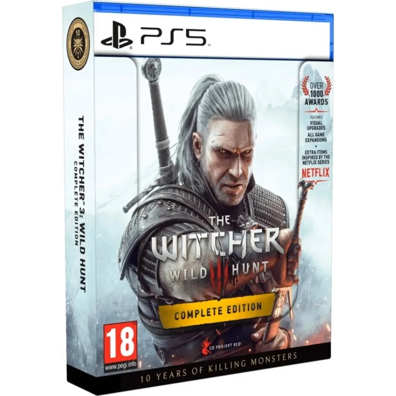 The Witcher 3: The Wild Hunt - Complete Edition + 10th Anniversary Steelbook (PS5)
