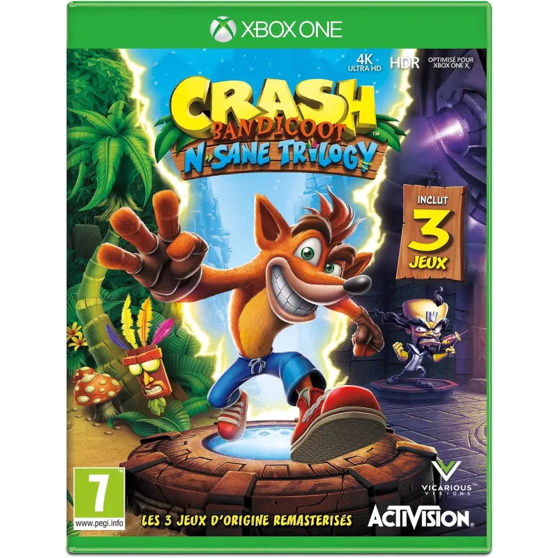 Crash Bandicoot N Sane Trilogy Xbox One NAUDOTA