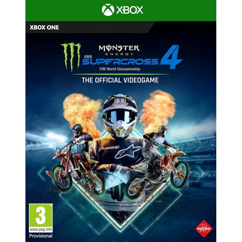 Monster Energy Supercross - The Official Videogame 4 (Xbox One / Xbox Series X) (NAUDOTAS)