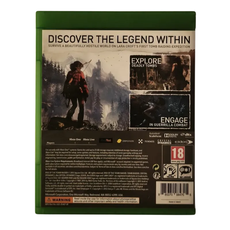 Rise of the Tomb Raider Xbox One Promotional Copy - Naudotas