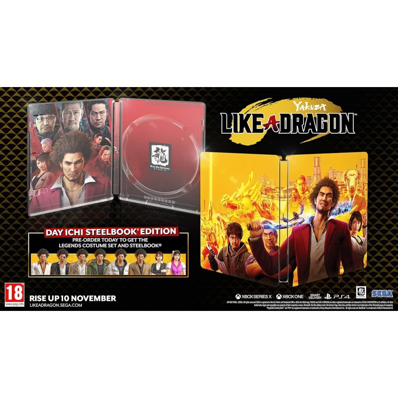Yakuza: Like a Dragon Day Ichi Steelbook Edition (Xbox Series X / Xbox One)