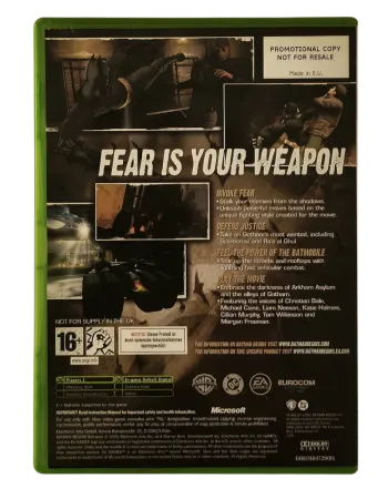 Batman Begins XBOX - Promotional Copy - Naudotas