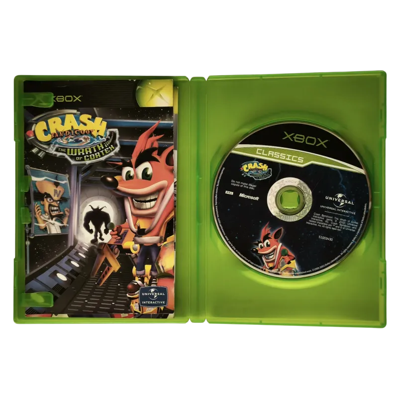 Crash Double Pack: The Wrath of Cortex + Crash Nitro Kart XBOX (NAUDOTAS)