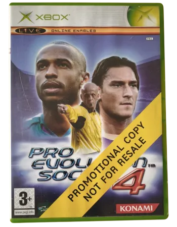 Pro Evolution Soccer 4 Xbox PROMOTIONAL COPY NAUDOTA