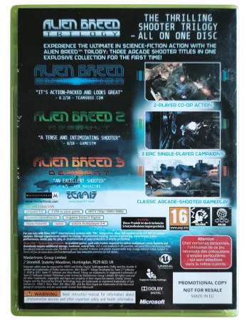 Alien Breed Trilogy Promotional Copy Xbox 360 NAUDOTA