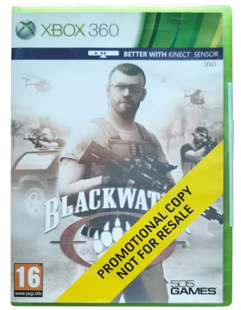 Blackwater Promotional Copy Xbox 360 NAUDOTA