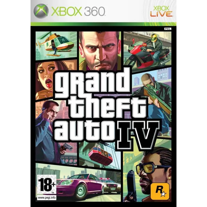 Grand Theft Auto IV (GTA 4) Xbox 360 / Xbox One NAUDOTA