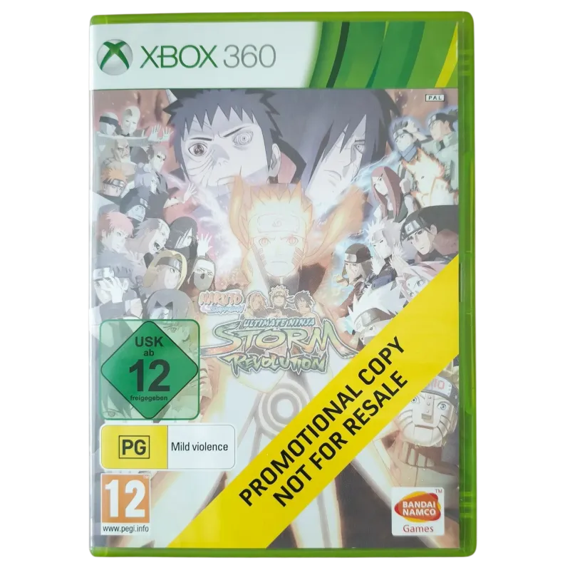 Naruto Shippuden: Ultimate Ninja Storm Revolution PROMOTIONAL COPY Xbox 360 NAUDOTA
