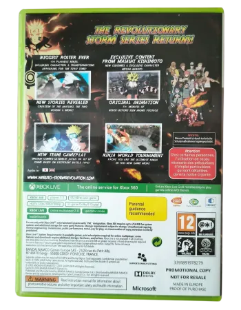 Naruto Shippuden: Ultimate Ninja Storm Revolution PROMOTIONAL COPY Xbox 360 NAUDOTA