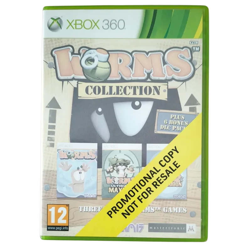 Worms Collection PROMOTIONAL COPY Xbox 360 NAUDOTA