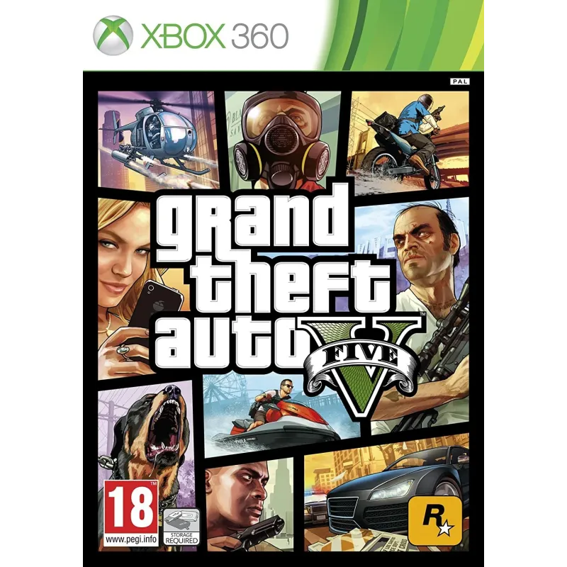 Grand Theft Auto V (GTA 5) (XBOX 360) (NAUDOTA)