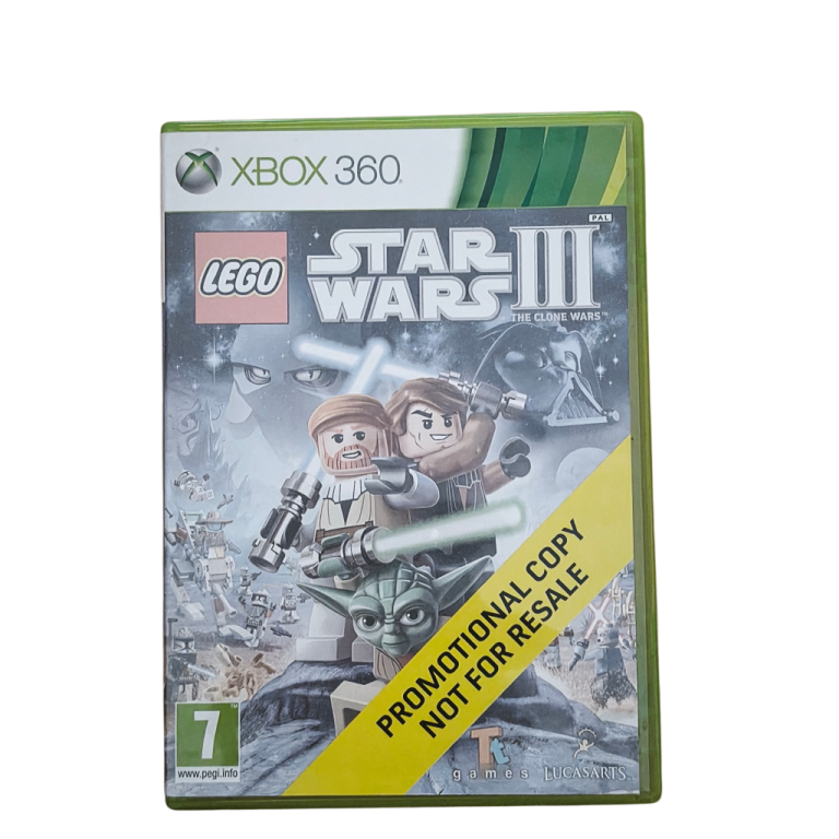 Lego Star Wars III - The Clone Wars (Xbox 360) PROMOTIONAL - NAUDOTAS Lego Star Wars III - The Clone Wars (Xbox 360) PROMOTIONAL - NAUDOTAS