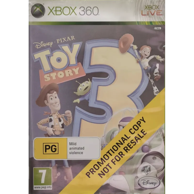 Toy Story 3: The Video Game (Xbox 360) Promotional Copy - NAUDOTAS