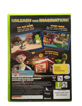 Toy Story 3: The Video Game (Xbox 360) Promotional Copy - NAUDOTAS